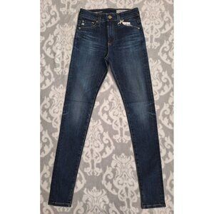 NWT AG Adriano Goldschmied The Farrah Skinny High Rise Blue Jeans/Size 23